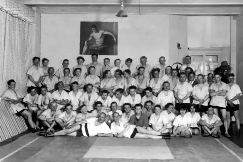 Historisches Foto 1 der Sportschule Rahn Geschichte